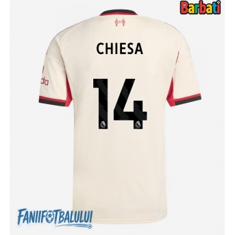 Liverpool Federico Chiesa #14 Tricou Fotbal Replică 2025-26 Barbati Deplasare